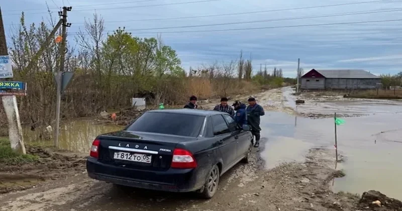 Dağıstanda yolda aşınma olub, 8 yaşayış məntəqəsi ilə əlaqə kəsilib