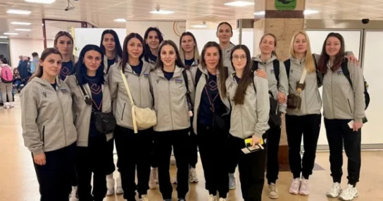 Azərbaycanın qadınlardan ibarət voleybol millisi Macarıstana təlim məşq toplanışına yollanıb