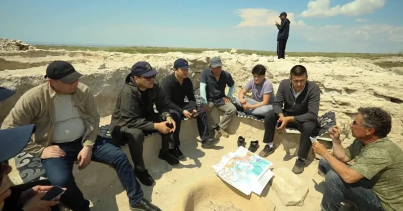 На побережье Каспийского моря исследуют город с двухтысячелетней историей