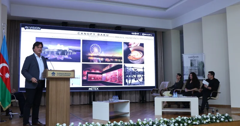 AzMİU da “Memarlıq həftəsi”nə start verilib FOTOLAR