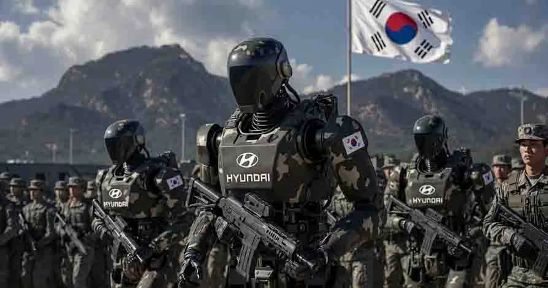 Cənubi Koreya əsgər çatışmazlığı səbəbindən Hyundai robotları və süni intellektlə ordusunu gücləndirmək istəyir