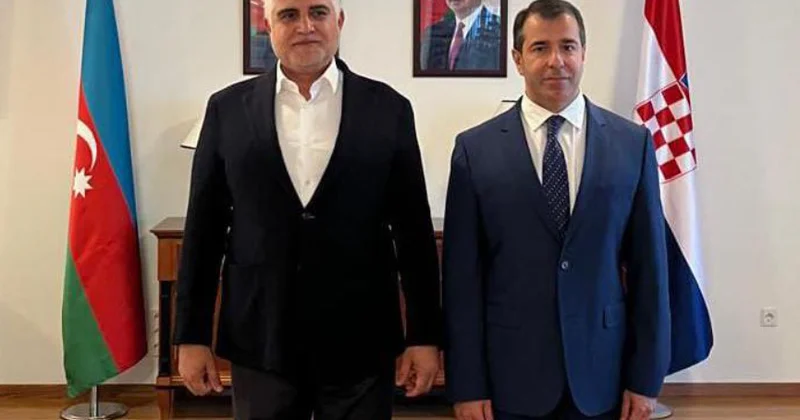 Tahir Gözel Xorvatiyada səfirlə görüşdü