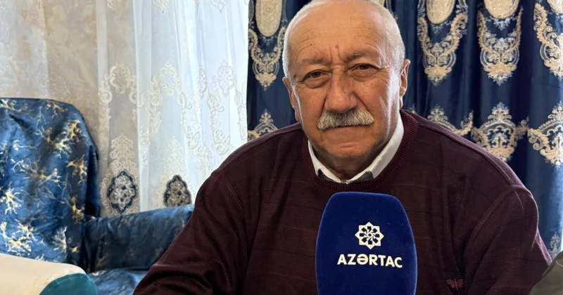 Şəhid atası: Biz azad Qarabağda qalib xalq kimi yaşayırıq