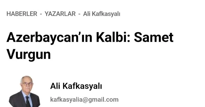 Səməd Vurğun Azərbaycanın Qəlbi