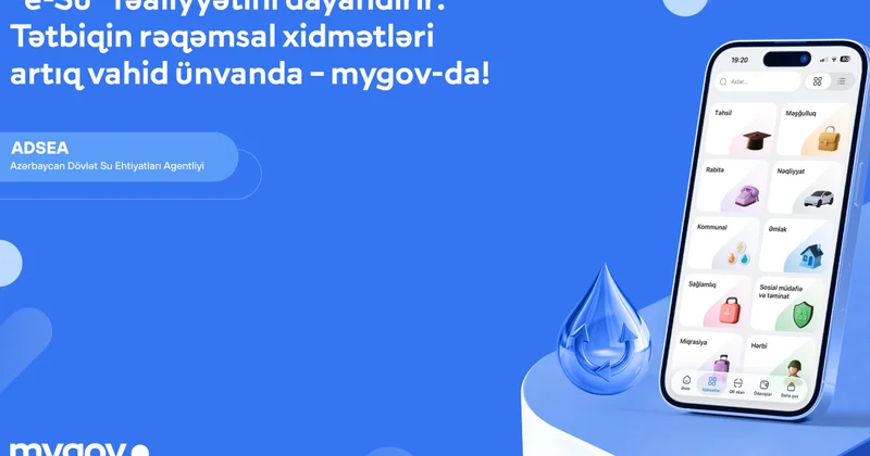Цифровые услуги Агентства водных ресурсов Азербайджана интегрируются в платформу mygov