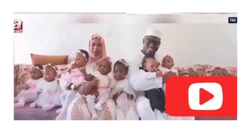 9 əkiz uşağının 5 yaşını keçirdi: Möcüzə BAŞ TUTDU VİDEO