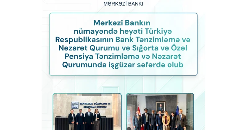 Türkiyə ilə bank və sığorta sektorunda risklərin qiymətləndirilməsi ilə bağlı fikir mübadiləsi aparılıb