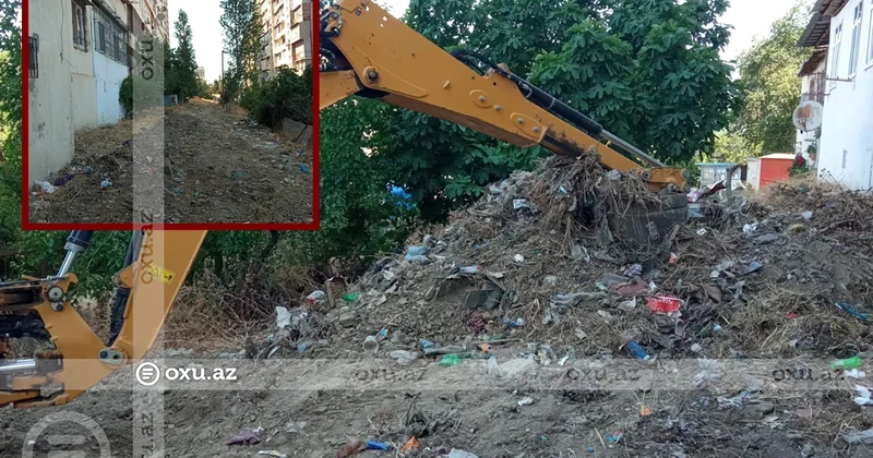 Zibil əlindən tərpənmək olmur Yeni Günəşli sakinlərindən ŞİKAYƏT