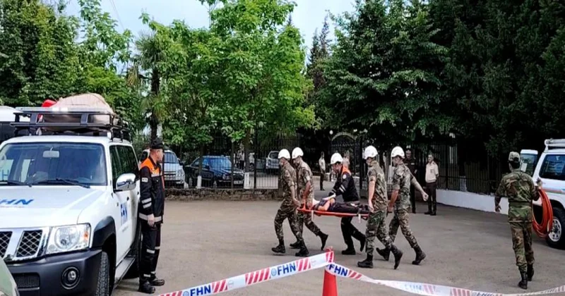 Nəqliyyat qəzalarında xilasetmə əməliyyatları ilə bağlı təlim keçirilib
