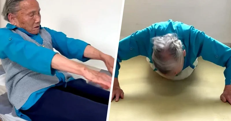 Gündə 200 dəfə jim edən 92 yaşlı çinli qadın heyrətləndirdi