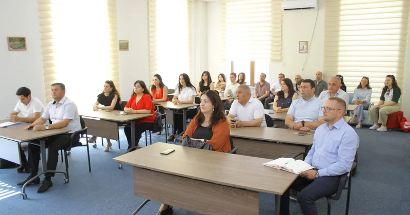 MATE Universitetinin bir qrup alimi ADAU da olub FOTO
