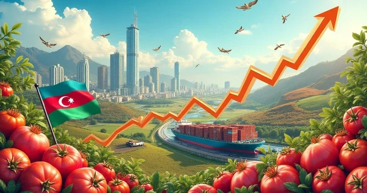 Экспорт продуктов питания из Азербайджана вырос на 14,4%: итоги января мая