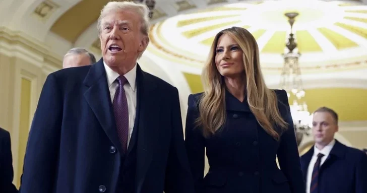 Трамп и Мелания на премьере Отверженных : искусство на фоне политических страстей