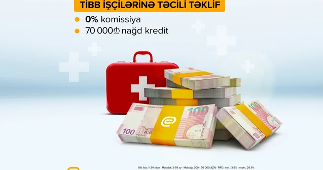 “Expressbank”dan tibb işçilərinə özəl təklif