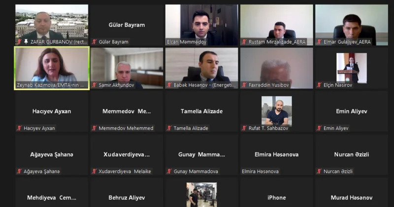 “Energy Talks” layihəsi çərçivəsində növbəti onlayn seminar keçirilib