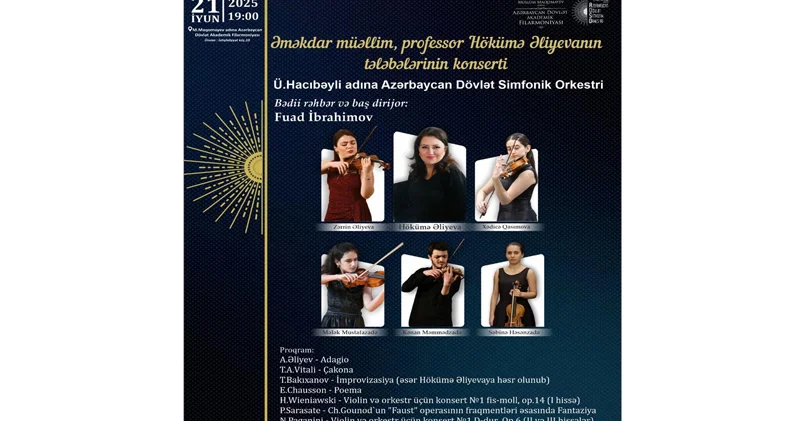 Filarmoniyada tələbələrin violin konserti keçiriləcək