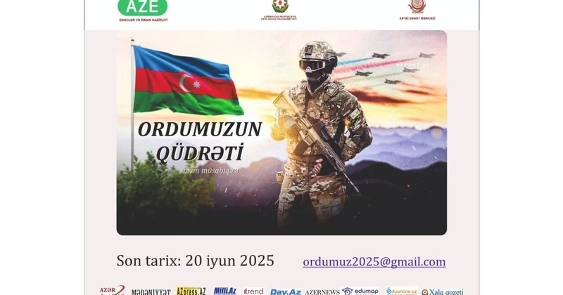 Ordumuzun Qüdrəti adlı rəsm müsabiqəsi elan olunub