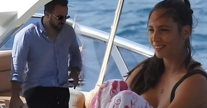 Hülya Avşarın qızı sevgilisi ilə yaxtada istirahət edərkən görüntüləndi