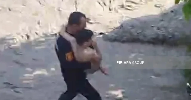 Qusarda nəvəsini xilas etmək istəyən baba boğularaq öldü