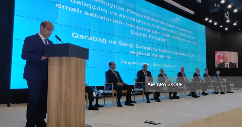 Azad edilən ərazilərdə 80 min hektarın suvarma suyu ilə təmin olunması nəzərdə tutulur
