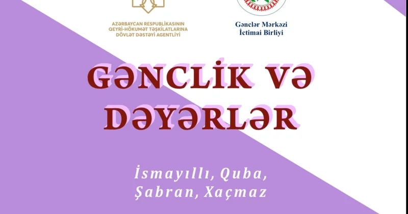 “Gənclər Mərkəzi” İB “Gənclik və dəyərlər” layihəsinin icrasına başlayır