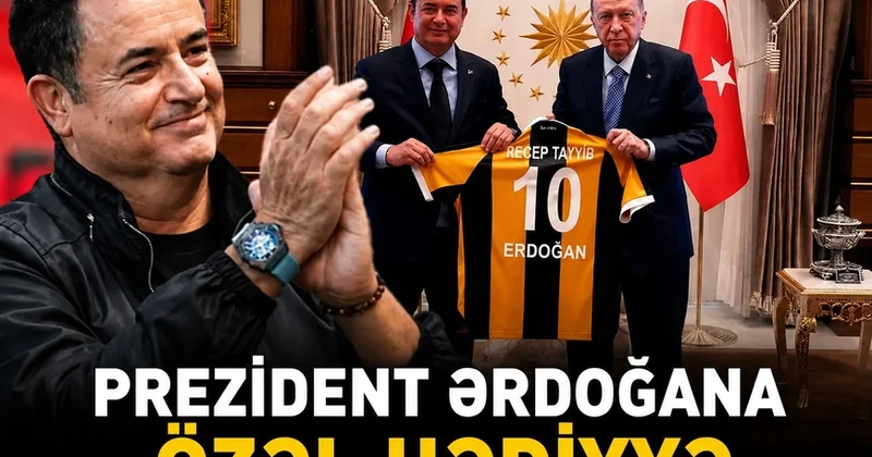 Acun İlıcalıdan Prezident Ərdoğana xüsusi hədiyyə: “Məni çox qürurlandırdı və xoşbəxt etdi”
