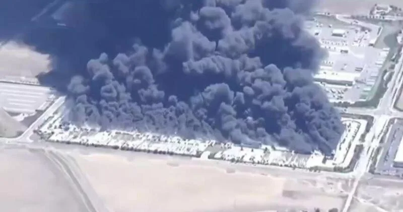 Крупный пожар в Калифорнии ВИДЕО