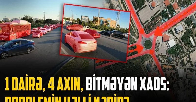 Sürücülərin ən çox problemlə üzləşdikləri dairələrdən biri: Bura niyə təhlükəli yerə çevrilib? VİDEO