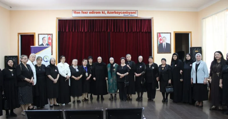 Aprel şəhidlərinin ailə üzvləri ilə iş layihəsi çərçivəsində növbəti tədbir keçirilib