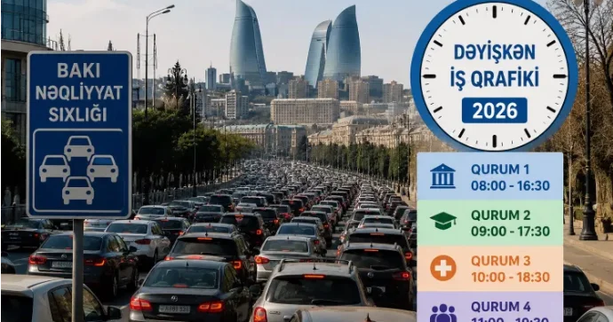 Bakıda hər kəs eyni vaxtda işə gəlməyəcək AÇIQLAMA