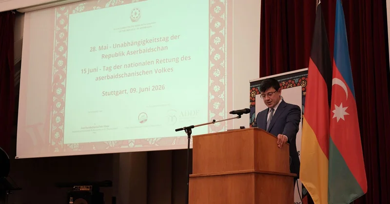 Azərbaycan diasporu Ştutqartda tədbir təşkil etdi Fotolar