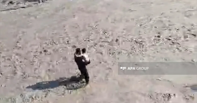 Qusar sakini çayda boğulub, nəvəsini polis xilas edib