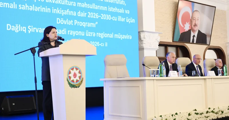 Müasir suvarma sistemləri quraşdırılmış sahələrin 2030 cu ilədək 300 min hektara çatdırılması proqnozlaşdırılır
