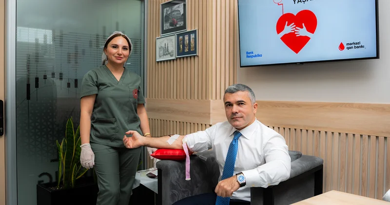 “Bank Respublika” ənənəvi qanvermə aksiyası keçirdi Fotolar