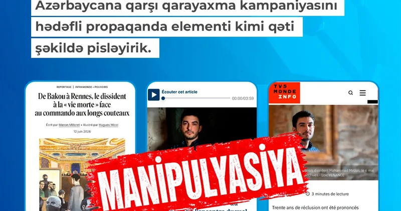 MEDİA: Решительно осуждаем клеветническую кампанию французских СМИ против Азербайджана