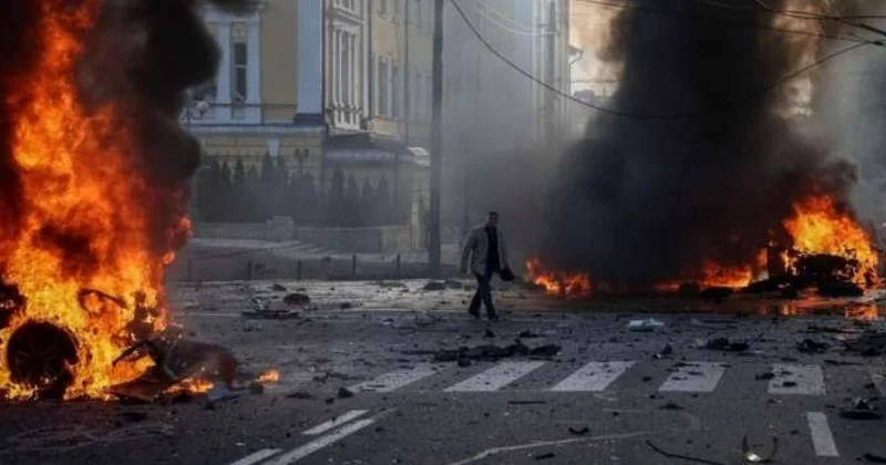 Rusiya Ukraynada daha bir ərazini bombaladı Ölənlər var
