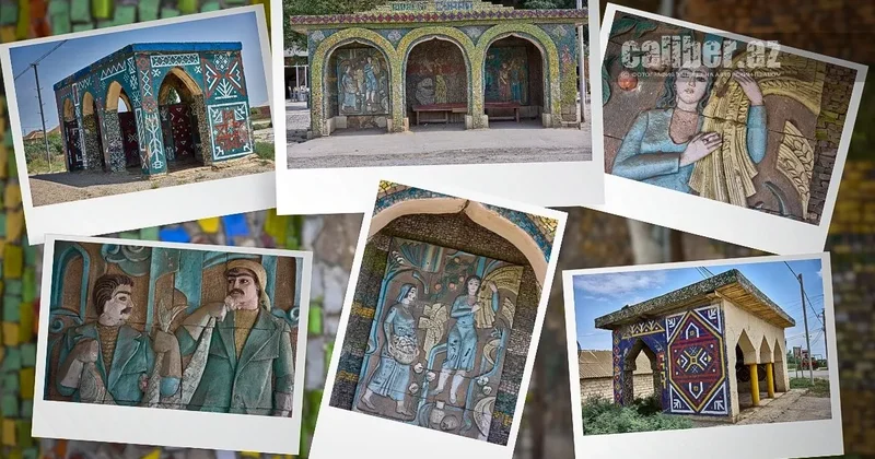 Цветные истории: мозаичные панно на остановках Азербайджана Переплетение истории и современности
