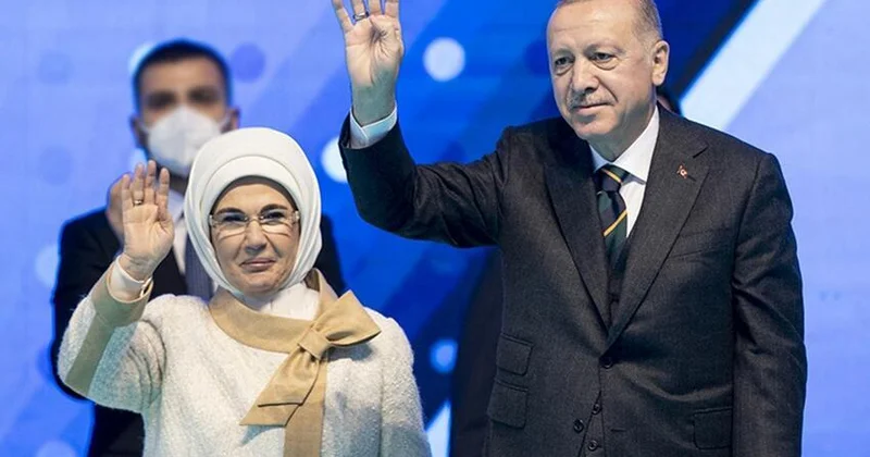 Ərdoğan danışdı, xanımı ağladı VİDEO