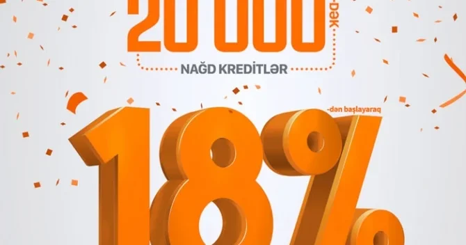 Unibank 18% dən başlayan kredit təklif edir