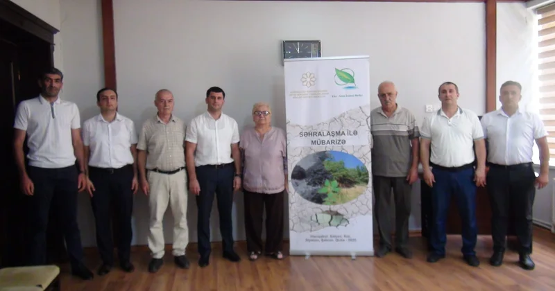 Eko Aləm İctimai Birliyi səhralaşmaya qarşı mübarizə tədbirlərini araşdırır