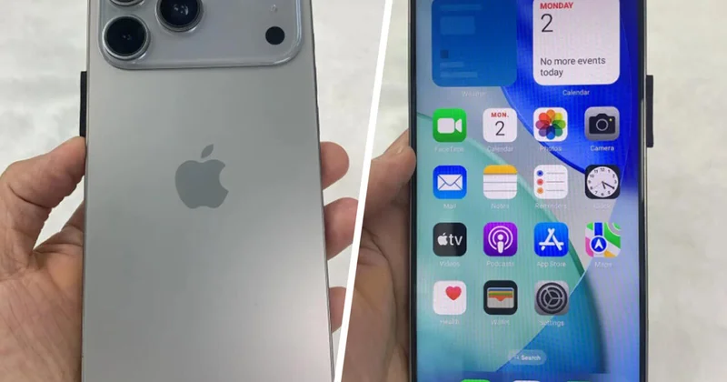 Китайцы выпустили рабочий клон iPhone 17 Pro на Android