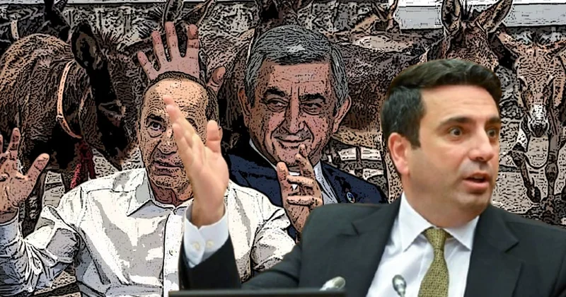 Alen Simonyan siyasi opponentlərini “eşşək” adlandırdı