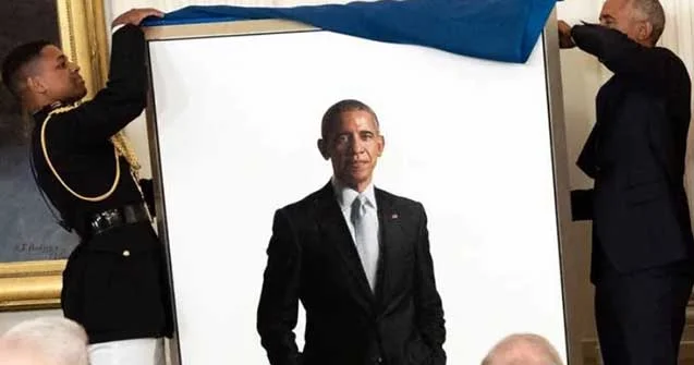 Obamanın portretini “gizli pilləkən”lərə köçürdü Fotolar