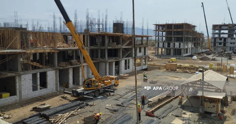 Ağdamda 2 ci yaşayış məhəlləsinə sakinlərin köçürülməsi ilin sonuna kimi reallaşacaq FOTO