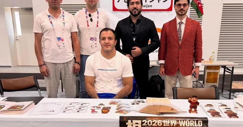 Yaponiyada “Sumo Expo 2025”də Bakı 2026 nın təqdimatı keçirilib FOTO