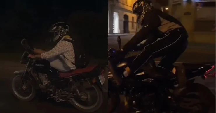 Bakıda avtoş luq edən motosikletçi qız həbs olundu VİDEO