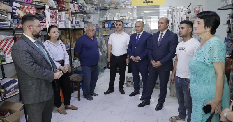 Özünüməşğulluq proqramı çərçivəsində gənclər üçün qurulmuş xidmət sahələrinə infotur təşkil edilib