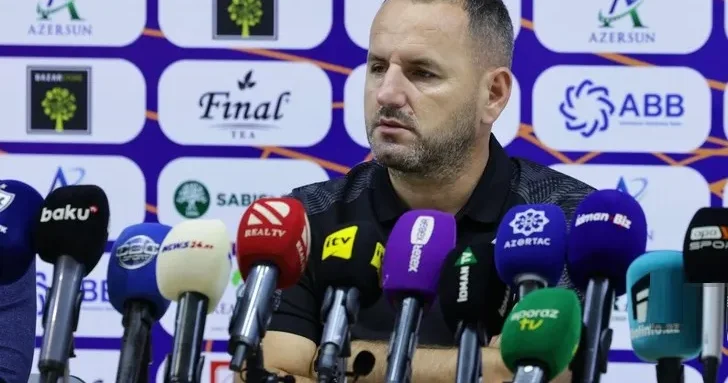 Qarabağ bir daha güclü rəqib olduğunu sübut etdi Şkendiya nın baş məşqçisi