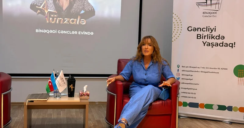 Binəqədi Gənclər Evində Tünzalə Ağayeva ilə görüş keçirilib FOTO/VİDEO
