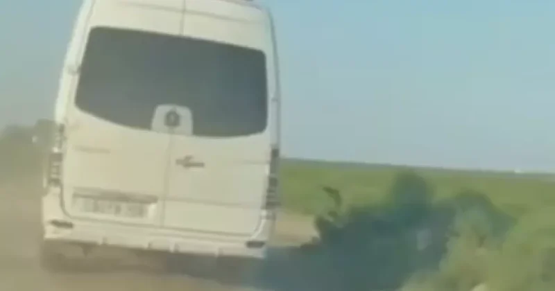 В Азербайджане водитель микроавтобуса увез пассажиров по тропам приключений Видео / Подробности